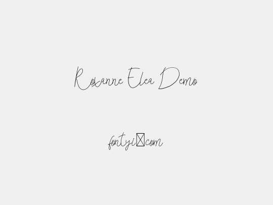 Roxanne Elea Demo