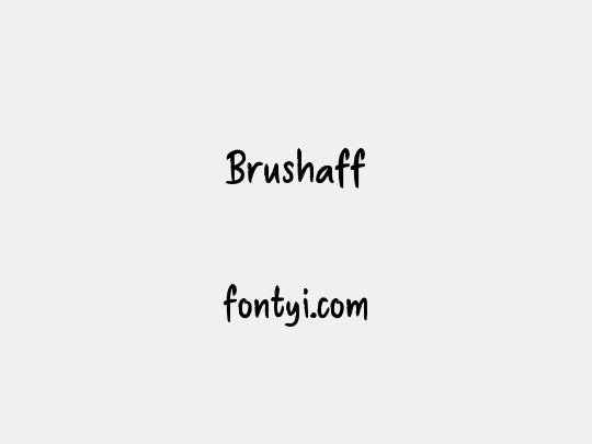 Brushaff