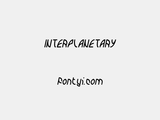 INTERPLANETARY