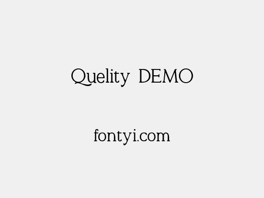 Quelity DEMO