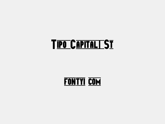Tipo Capital1 St