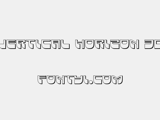 Vertical Horizon 3D