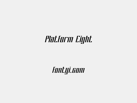 Platform Eight