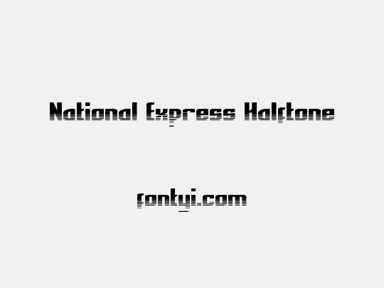 National Express Halftone