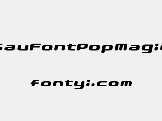 GauFontPopMagic