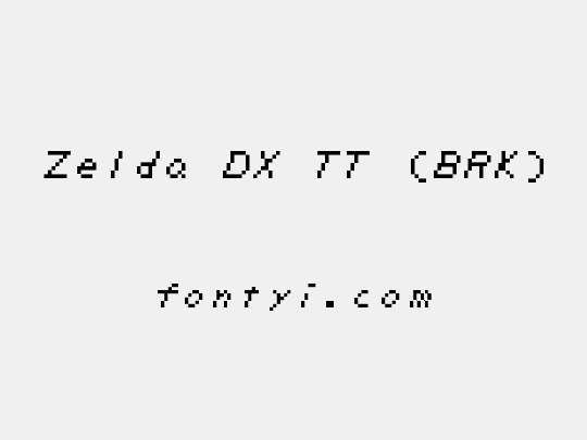 Zelda DX TT (BRK)