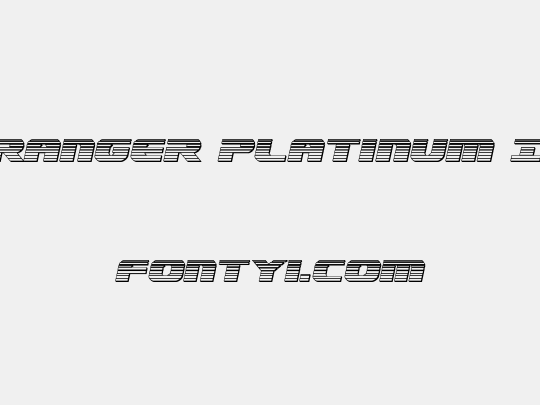 Dekaranger Platinum Italic