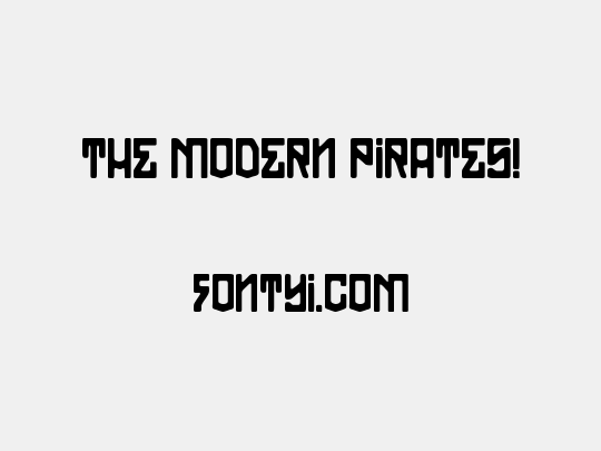 THE MODERN PIRATES!