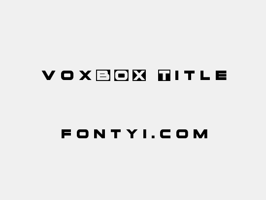 voxBOX Title