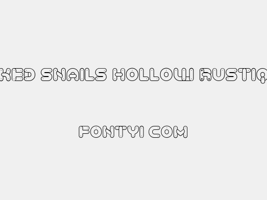 Baked Snails Hollow Rustique