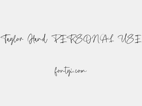 Taylor Hand PERSONAL USE