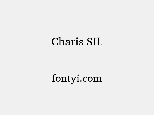 Charis SIL