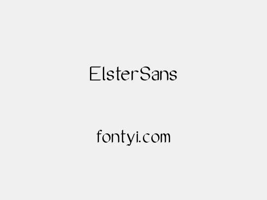 ElsterSans