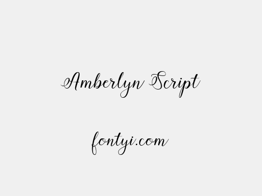 Amberlyn Script