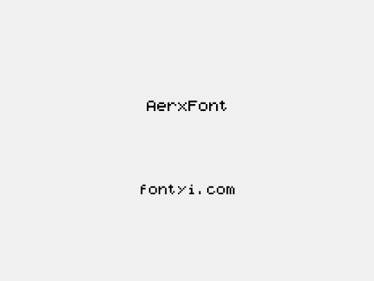 AerxFont