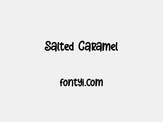 Salted Caramel