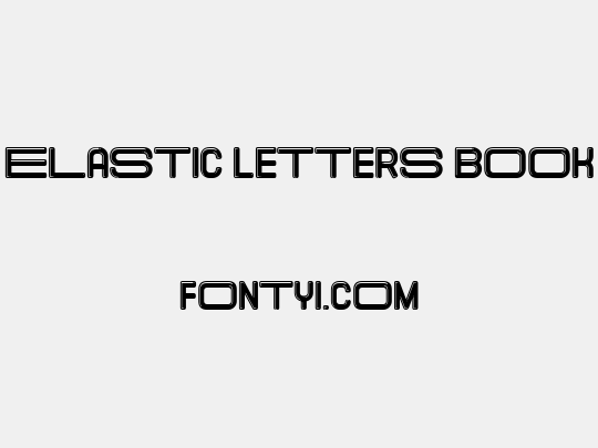 Elastic Letters Book