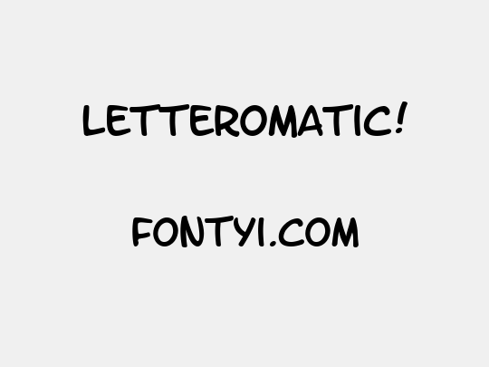 LetterOMatic!
