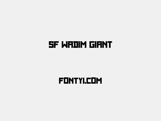 SF WADIM GIANT