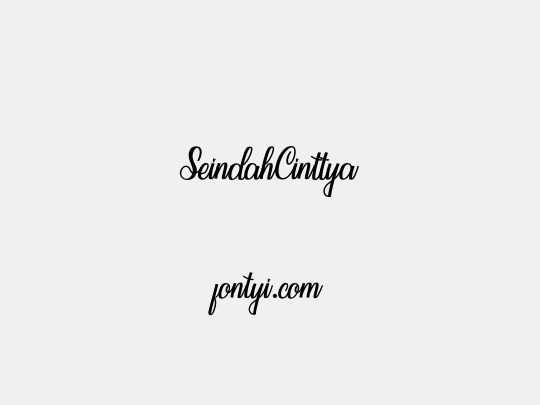 SeindahCinttya