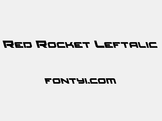 Red Rocket Leftalic