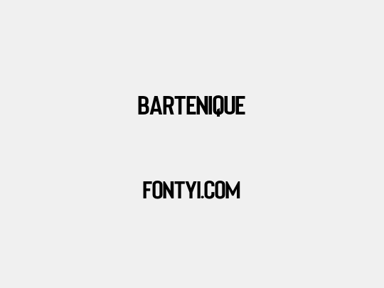 Bartenique