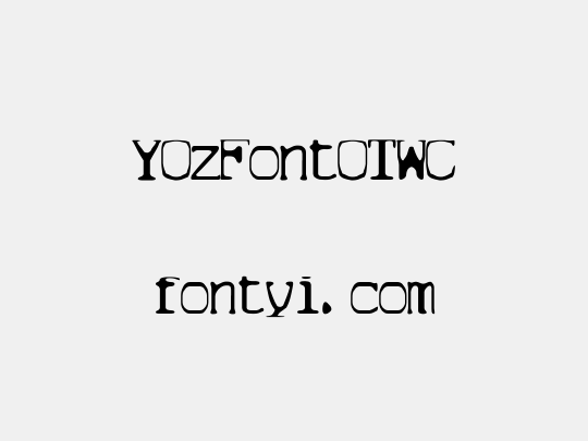 YOzFontOTWC