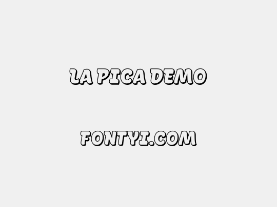 La Pica Demo
