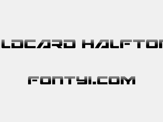 Wildcard Halftone