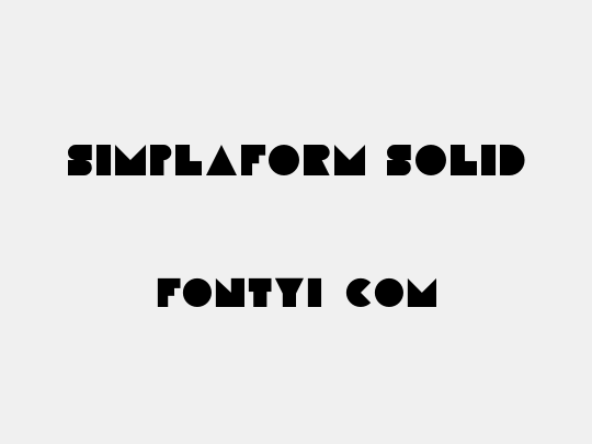Simplaform Solid