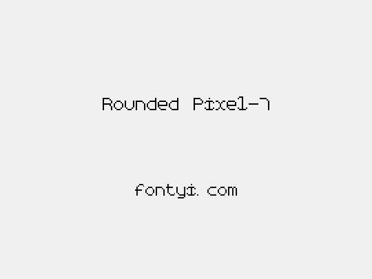 Rounded Pixel-7