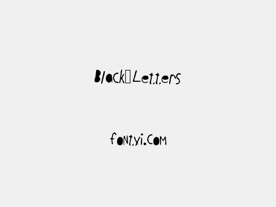 Black_Letters