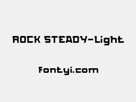ROCK STEADY-Light