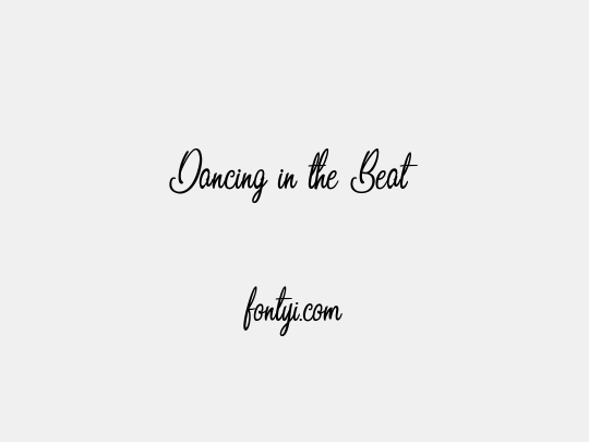 Dancing in the Beat