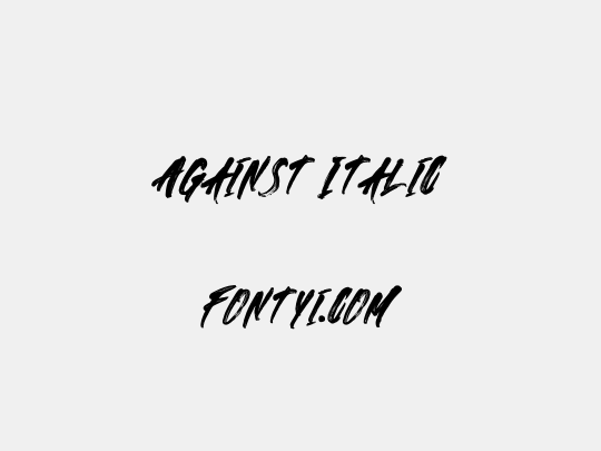 Against Italic