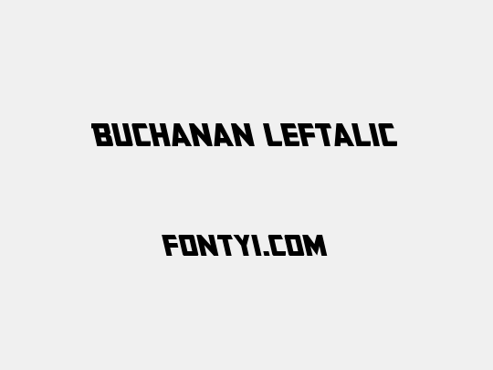 Buchanan Leftalic