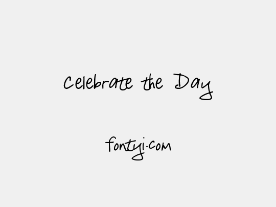 Celebrate the Day