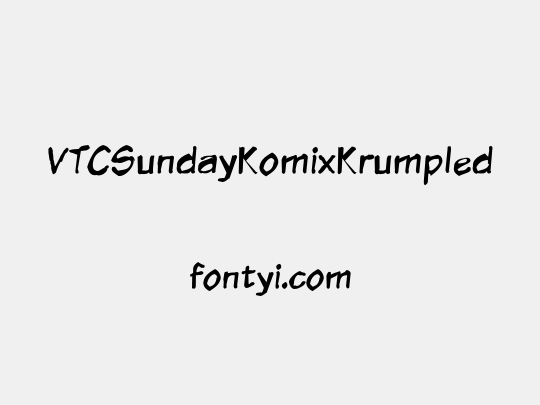 VTCSundayKomixKrumpled