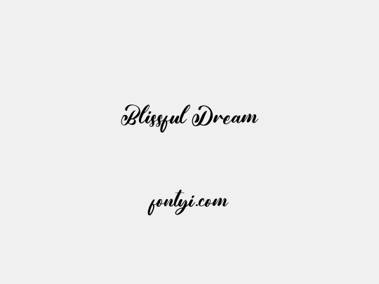 Blissful Dream