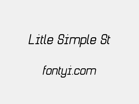 Litle Simple St