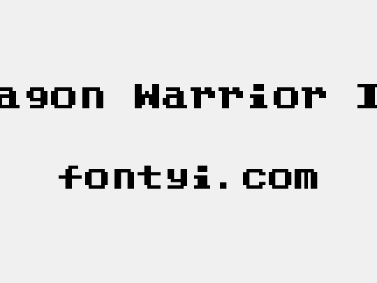 Dragon Warrior III