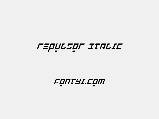 Repulsor Italic