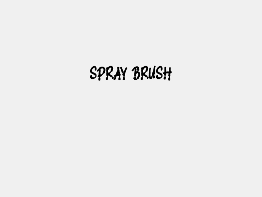 SPRAY BRUSH