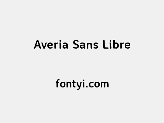 Averia Sans Libre