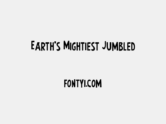 Earth's Mightiest Jumbled
