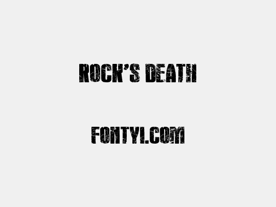Rock's Death