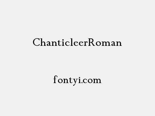 ChanticleerRoman