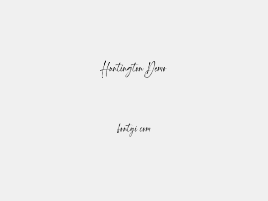 Huntington Demo