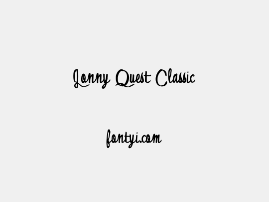 Jonny Quest Classic