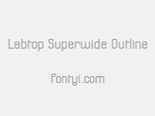 Labtop Superwide Outline